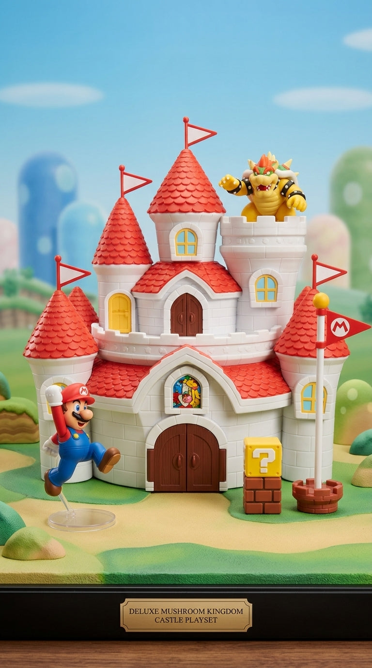 Castillo de Bowser de Super Mario.