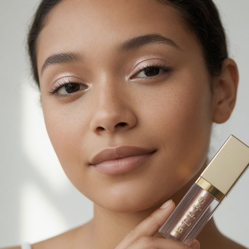 Shimmer & glow liquid eye shadow.