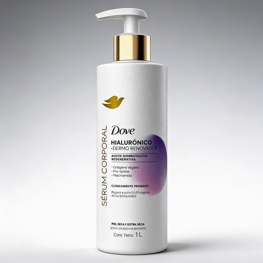 Sérum Corporal Dove Ácido Hialurónico Piel Seca y Extra Seca 1 L