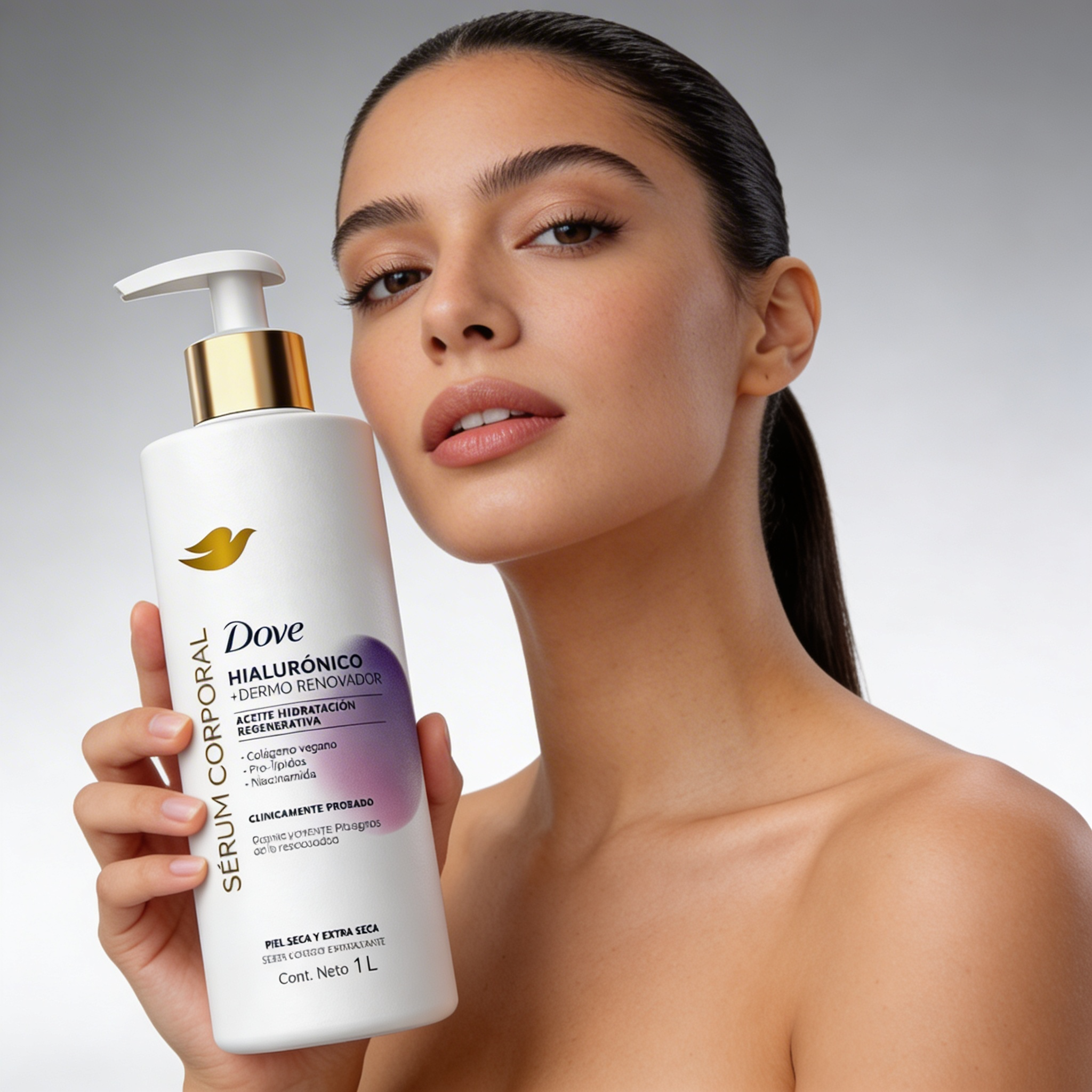 Sérum Corporal Dove Ácido Hialurónico Piel Seca y Extra Seca 1 L