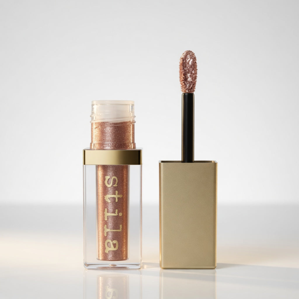 Shimmer & glow liquid eye shadow.