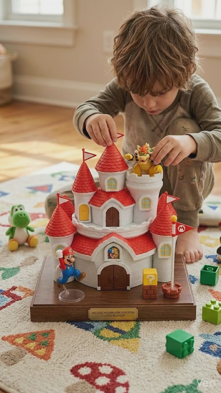 Castillo de Bowser de Super Mario.